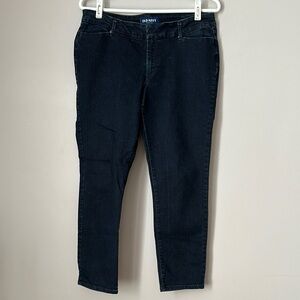 💚10  Old Navy Women's Dark Blue Jeans size 8